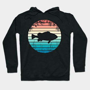 Vintage Time for fishing Hoodie